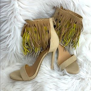 Aldo Rivamonte Fringe Heels 7
